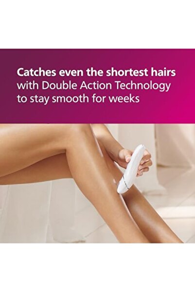 Philips Series 8000 Epilator, Wet And Dry Cordless Hair Removal And Skin Care System, For Legs, Body