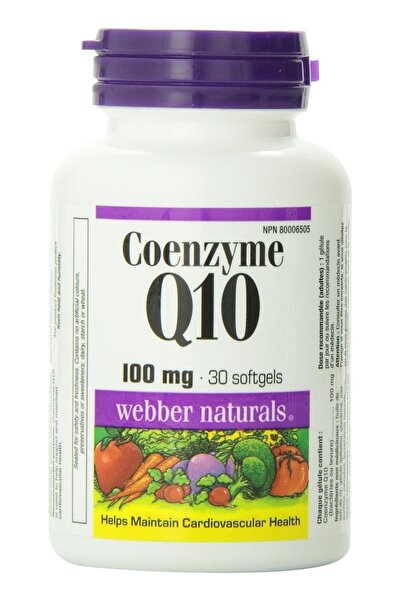 webber naturals إنزيم كيو 10 المساعد 100 ملغ، 30 قرصًا