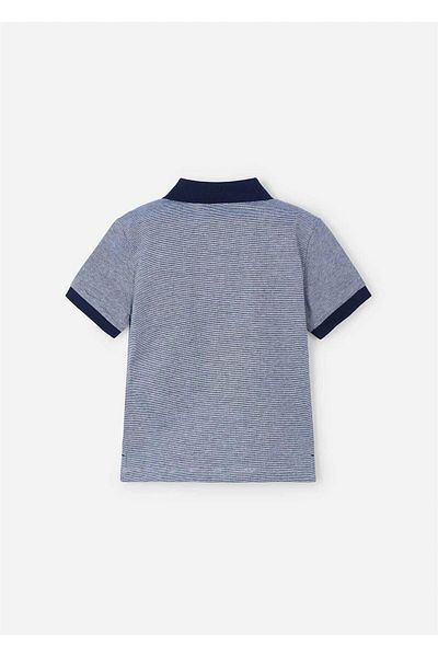 MAYORAL Tricou cu gât polo pentru băiat, bleumarin 3105
