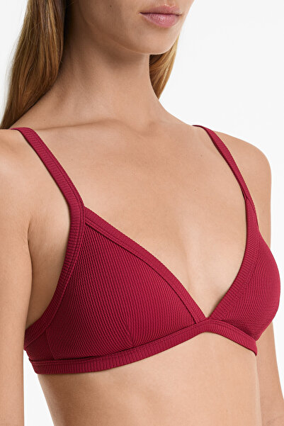 Oysho Rib üçgen bikini üstü