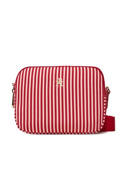 Tommy Hilfiger Női piros Th monogramos táska