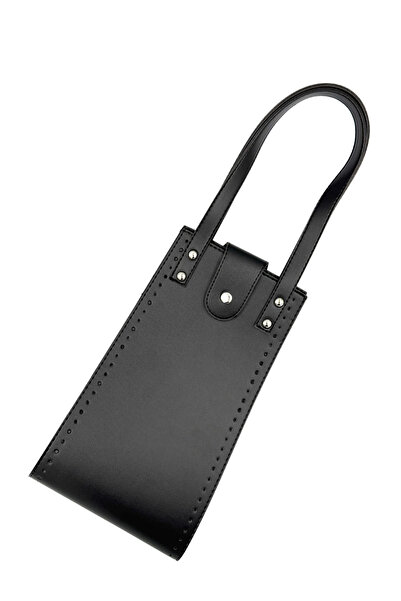 Lady Moss Zippered Strap Body Black