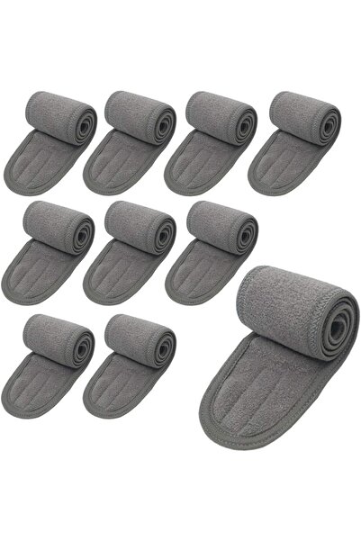 LA PERLA TECH عصابات رأس للوجه، مكياج، ربطة شعر، غسل الوجه، ربطة رأس سميكة من قماش تيري لليوجا والرياضة، عبوة من 20 قطعة