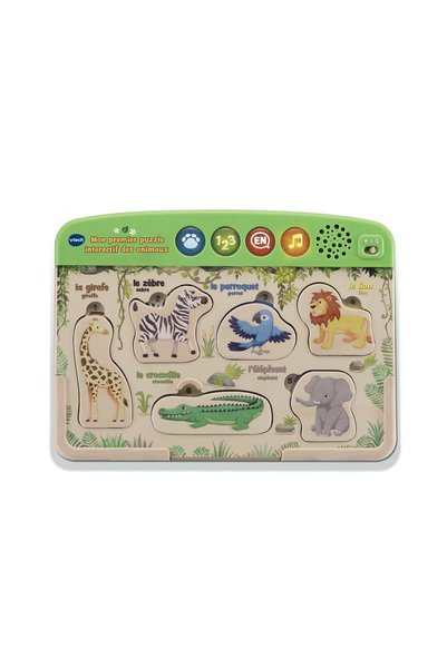 VTech Baby Бебешки пъзел, дървен, за бебета, Vtech