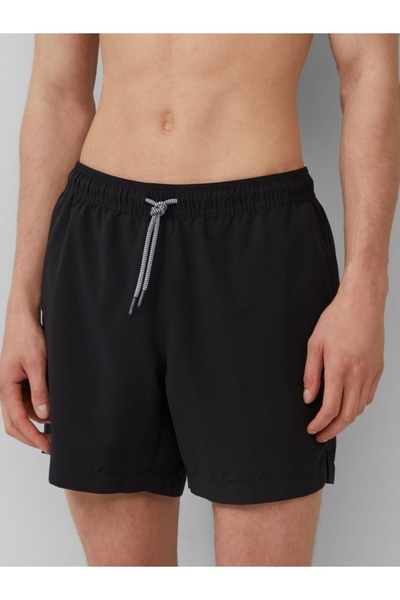 s.Oliver Men's Regular Fit Swim Shorts, Black, M
