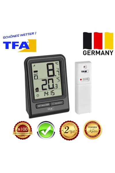 TFA 30.3063 Iç Dış Sıcaklık Ölçüm Cihazı