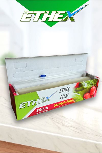 Ethex Pvc Food Streci 30 cm X 300 m – Sliding Blade, Boxed