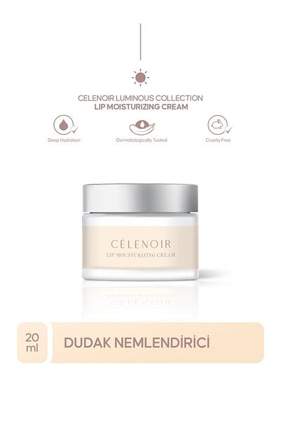 Celenoir Lip Moisturizing Cream – Intensive Moisture & Repair Care with Shea Butter and Vitamin E 20ml