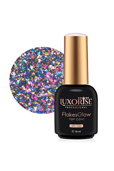 LUXORISE Топ лак - Flakesglow, Unicorn Magic 10ml