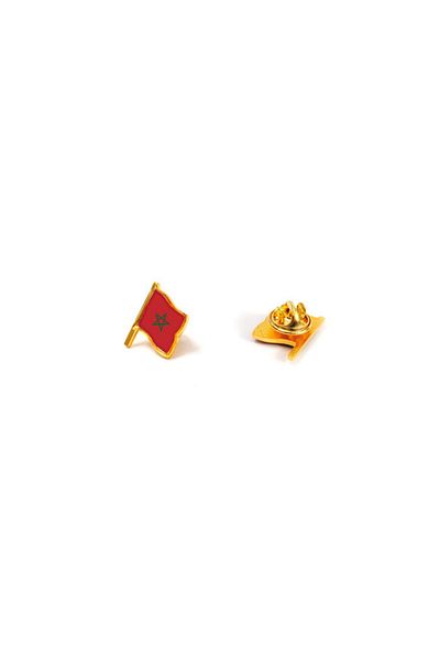 Arhi Design Morocco flag pin badge, 2 pieces