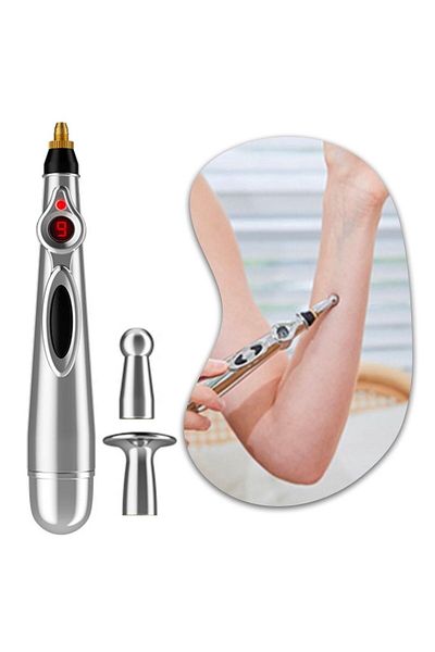 Skygo Buffer ®   Electronic Acupuncture Meridian Energy Massage Pen with 2 Different Heads