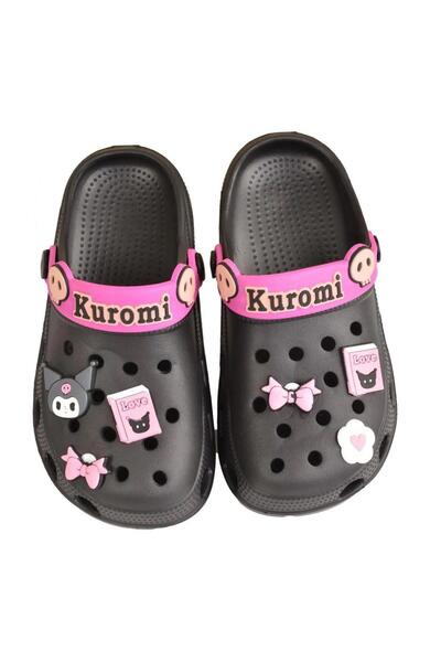 minibonito Girl's Kuromi My Melody Non-Slip Sole Slippers Pool Beach Sandals