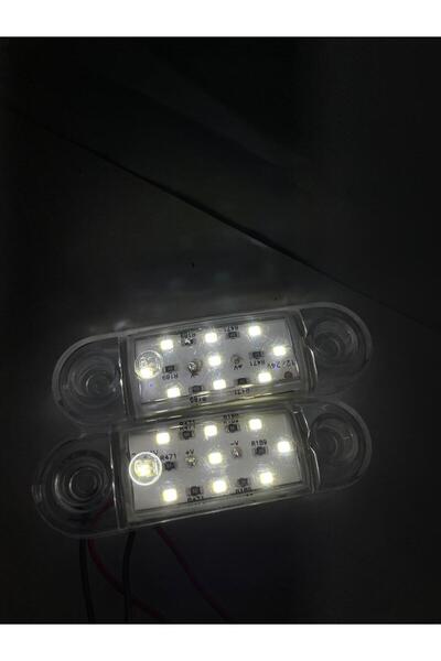 BARLAS OTO LED TOMBUL PARMAK 9LEDLİ [BEYAZ RENK][ 5ADETLİ] 12-24 UYMLU
