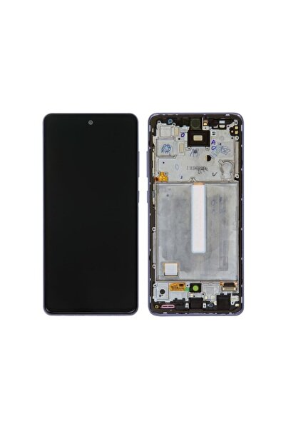 Samsung Uyumlu A525 A52 Lcd Ekran Kasalı Oled Büyük İnç - Siyah