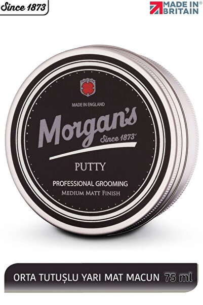 Morgan's Pomade Morgan's Putty Medium Matt Finish - Orta Tutuşlu, Hacim Veren...