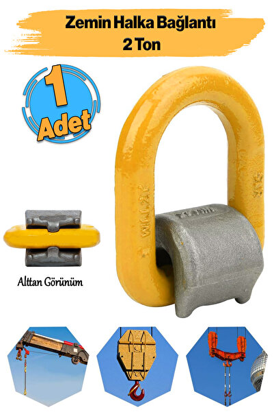Badem10 Klipli WLL2T Powerk Zemin Halka Bağlantı 2 Ton Karoser Yük Sabitleme ...