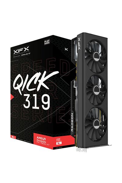XFX Speedster Qick Radeon Rx 7800 Xt 16Gb Rx-78Tqickf9 Gddr6 256 Bit Graphics Card