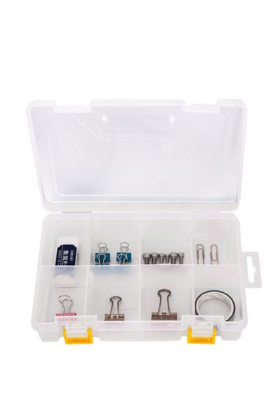 Deli Small Plastic Box 1 - 200x135x45 mm for Tool Storage Deli