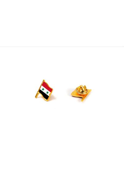 Arhi Design Syria flag pin badge, 2 pieces