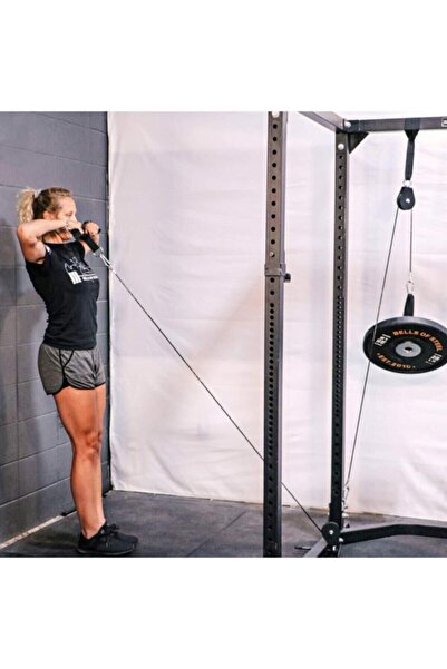 Esi Fitness Makara Fitness Seti Cift Makara Seti ( Pushdown Triceps Biceps Lat Pulldown ) Çalışma Istasyonu