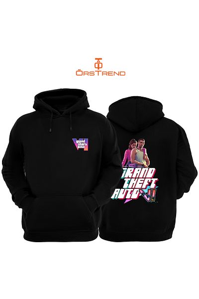 ÖRSTREND Gtasix Printed Unisex Hooded Sweatshirt