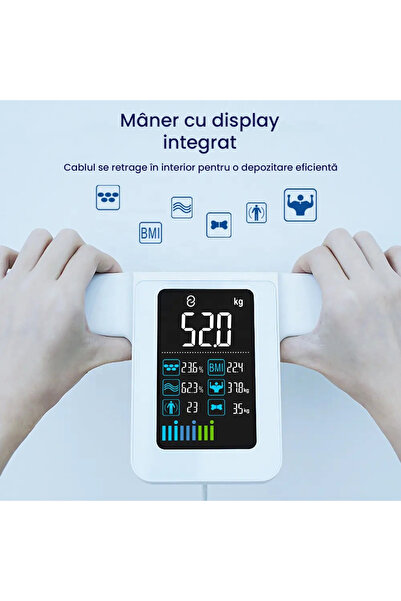 Innovify Innovify™ Body Composition Smart Scale, Edition 7050, 28 body indices, 8 analysis sensors