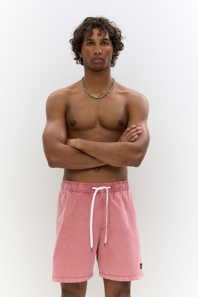 Pull & Bear STWD boyalı deniz şortu