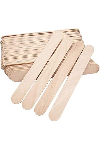 LA PERLA TECH Wooden Professional Disposable Wax Knife Spatulas Applicators 50Pcs