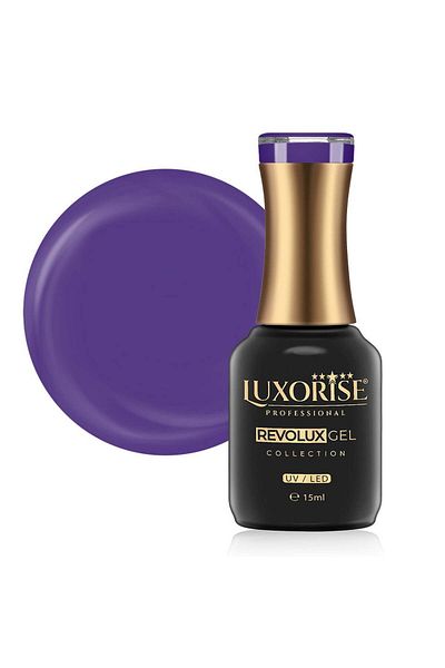 LUXORISE Oja semipermanentă Revolux LUXORISE, Purple Mash 15ml