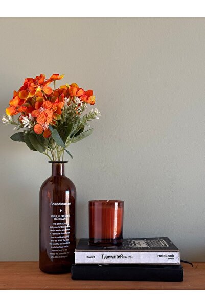 BUCOLIC Dekoratif Ortanca Çiçek Turuncu