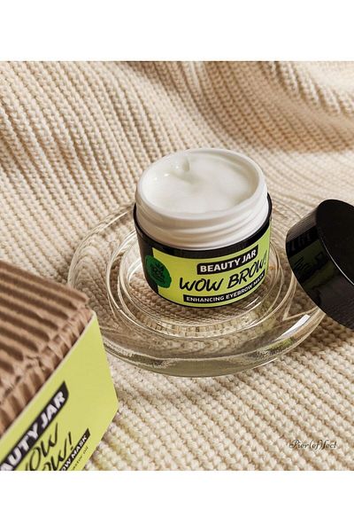 Beauty Jar Mască regeneratoare pentru sprâncene, ulei de ricin și macadamia, Wow Brow, 15 ml