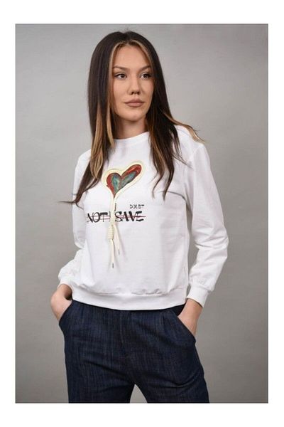 Cocco Rossa Sweatshirt - White
