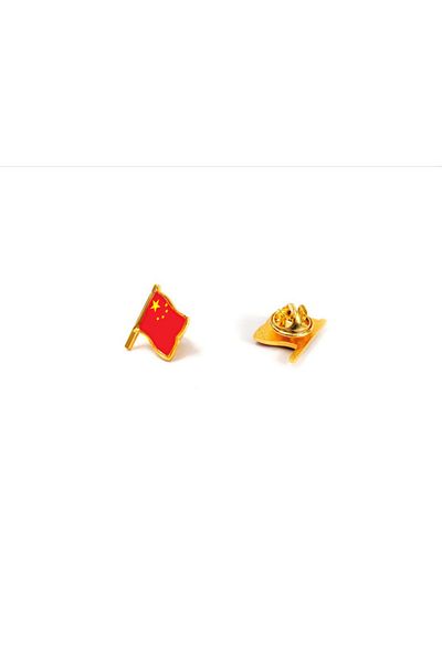 Arhi Design China flag pin badge, 2 pieces