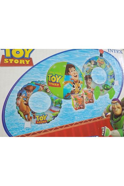 Intex toy Story Beach Ball and Rocket Swim Ring Deluxe Arm Bands