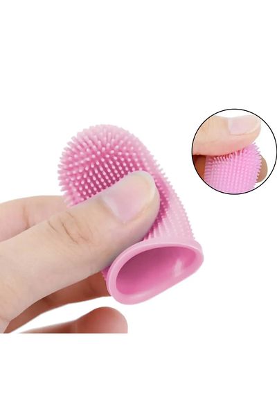 Beauty Box 1 bucăți super moale, fără miros, silicon pentru degete, periuță de dinți pentru animale de companie, curățarea dinților