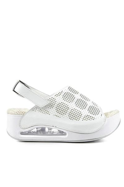 Muya Jambe Air Max Orthopedic Women's White Sandals