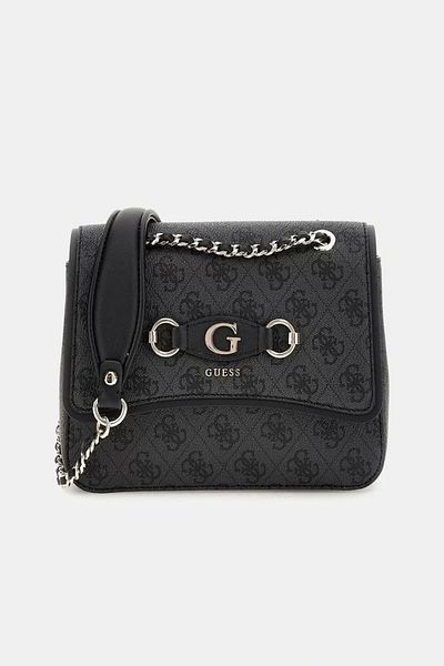 Guess Dámská antracitová crossbody kabelka Izzy Convertible Xbody Flap Hwsg8654190-clo