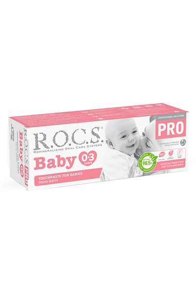 R.O.C.S. Rocs Toothpaste Pro Baby Mineral Protection Mild Care, 45 G