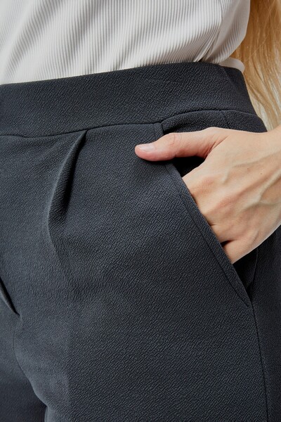 Symirna γυναικείο παντελόνι με πλισέ ψηλόμεσο λύκρα