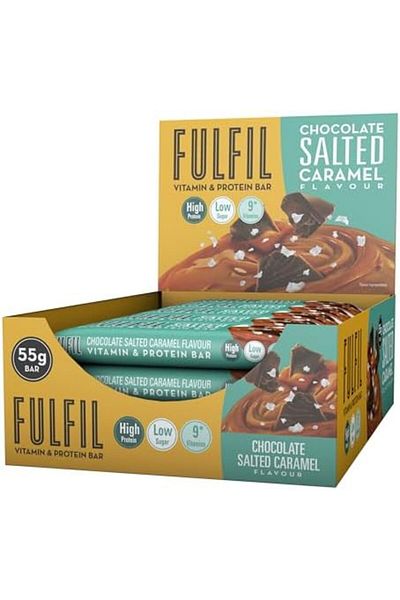 Fulfil Chocolate Salted Caramel Vitamin And Protein Bar, 825 g