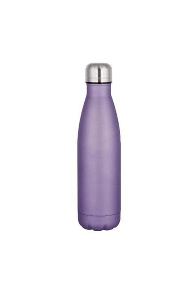 PUFO Termos metalic strălucitor pentru băuturi, izotermic, 500 ml, violet