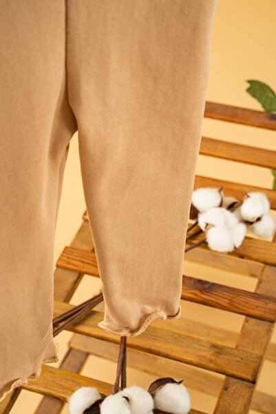 bombe Baby Kids Coffee Cotton Leggings 2 Piece Set Trend Fashion Bottom Top Set