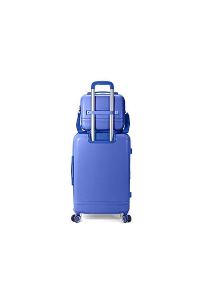 Benzi Geanta De Cosmetice Bz 5827, Abs, 31x26x15 Cm, Curea Reglabila, Interior Organizat, Albastru