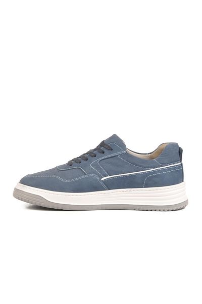 WALKWAY Lo2140-2090 m Blue Nubuck Men's Casual Shoes