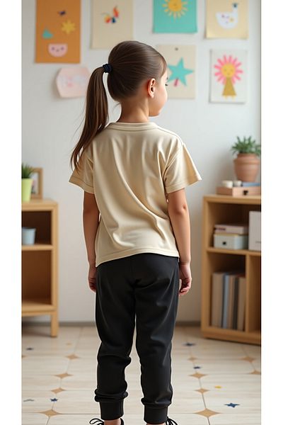 uyguntarz Kinder Atatürk Design bedrucktes T-Shirt-Trainingsanzug-Set
