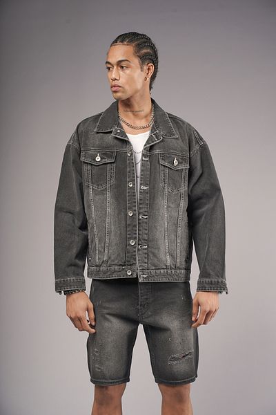 Butik Trend We Relaxed Cut Oversize Fit Unisex Τζιν μπουφάν