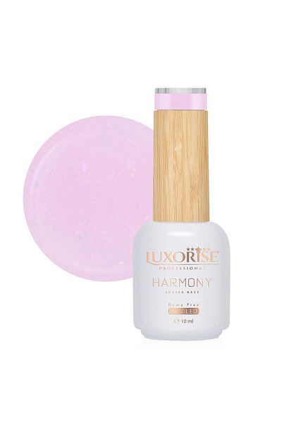 LUXORISE Bază de cauciuc Hema Free Harmony - Blooming Sparkle 10ml