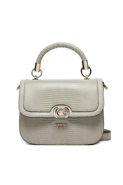 Guess ORLINA TOP HANDLE FLAP Geantă gri pentru damă HWKG9531200-TAU