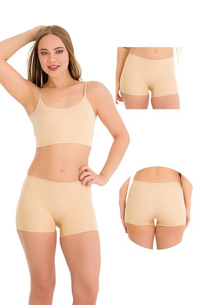 Newlilla 501 Basic Laser Cut Seamless Women's Boxer Briefs