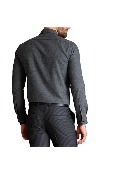 ATİLLA ÖZER Cotton Slimfit Mold Pocketless Lycra Long Sleeve Sweat Absorption Feature Ironing-Free Fabric